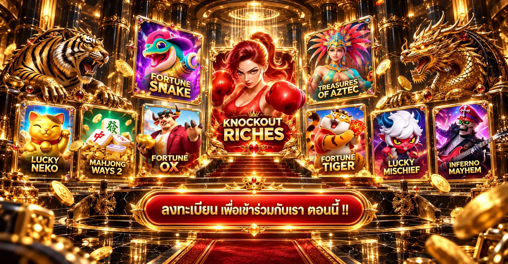 เว็บสล็อต สล็อตโตะ168 รวมเกมสล็อต PG ยอดนิยม Mahjong Ways 2 Fortune Tiger ลงทะเบียน