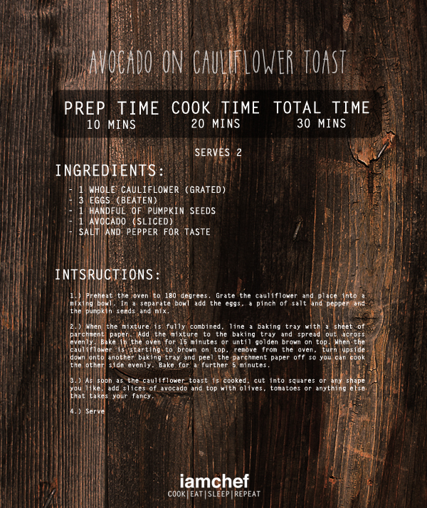 cauliflowertoast